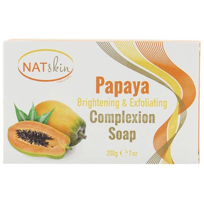 Natskin: Papaya Brightening &amp; Exfoliating Soap 200G