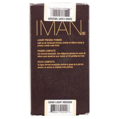 Iman Luxury Pressed Powder Sand Light Medium 10G