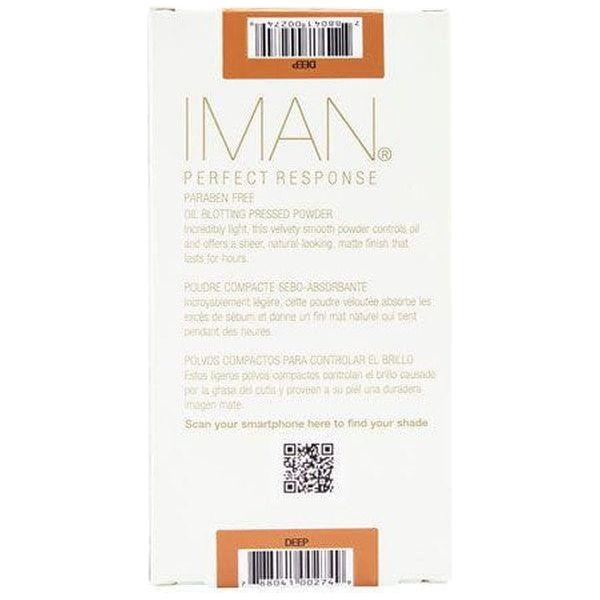 Iman Perfect Response Oil-Blotting Pressed Powder Deep 10g