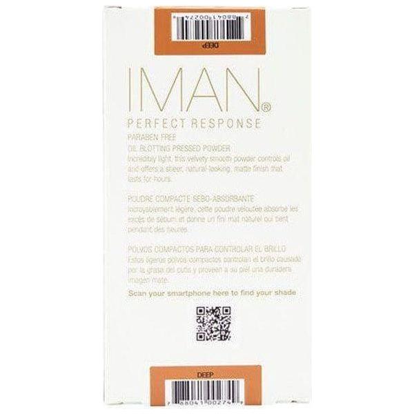 Iman Perfect Response Oil - Blotting Pressed Powder Deep 10g - Gtworld.de