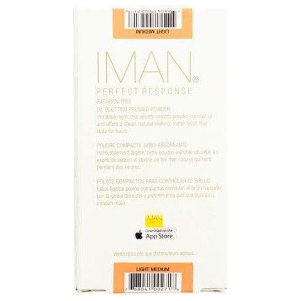 Iman Perfect Response Oil - Blotting Pressed Powder Light Medium 10g - Gtworld.de