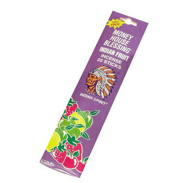 Indian Spirit Money House Blessing Indian Fruit Incense 22 sticks