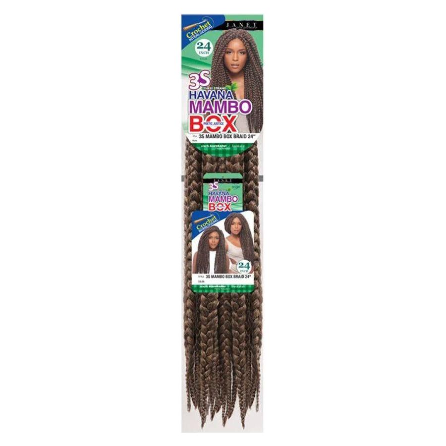 Janet Collection Havana Mambo Box Braid 24&quot; - Three Strand Synthetic Hair - Gtworld.de