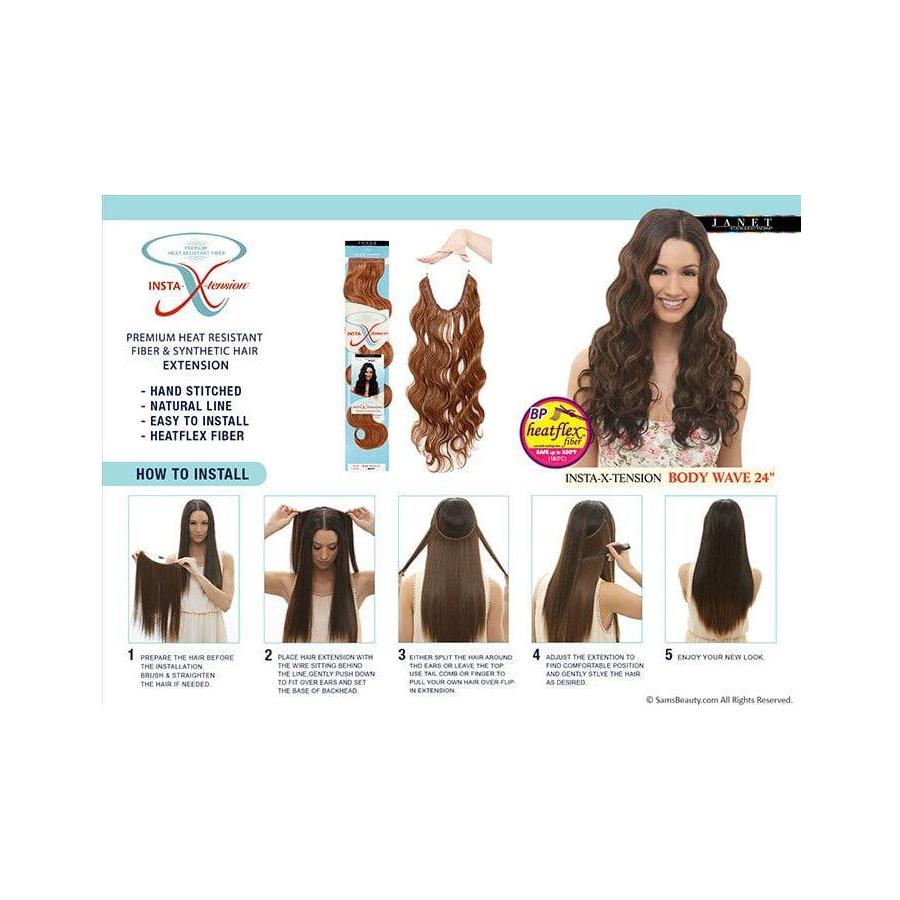 Janet Collection Insta - X - tension Body Wave 24&quot; Synthetic Hair - Gtworld.de