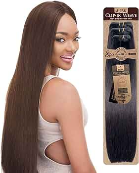 Janet Collection 11A Aliba 100% Virgin Human Hair Clip In Weave (8pcs)