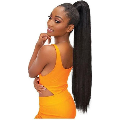 Janet Collection Snatch Wrap Yaky Ponytail Straight 32&quot; - Kunsthaar - Gtworld.de