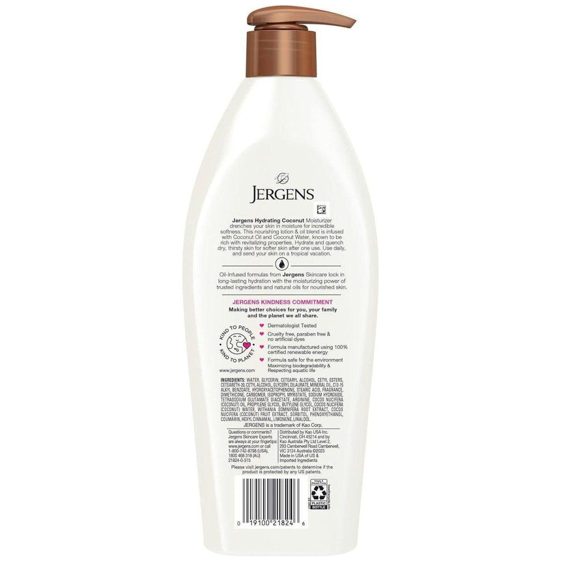 Jergens Hydrating Coconut Lotion 26.5oz - gtworld.de