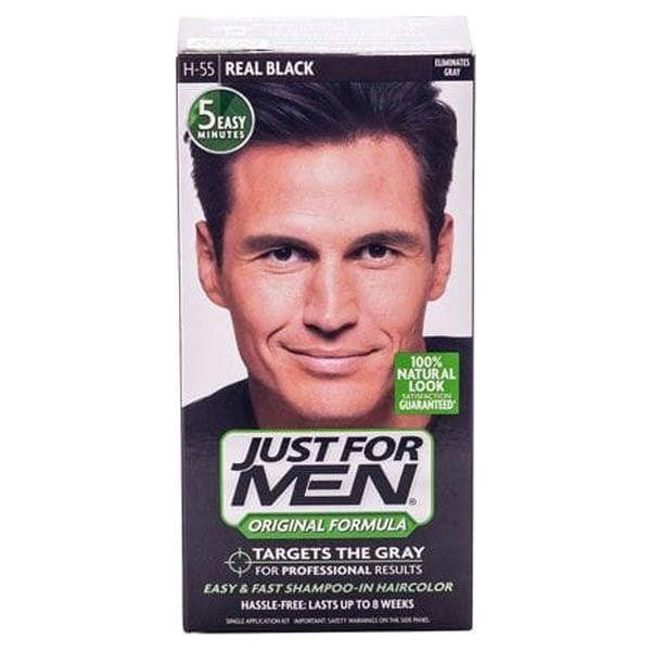 Just For Men Easy &amp; Fast Shampoo - In Haircolor Real Black - Gtworld.de