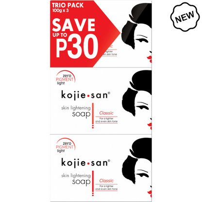 Kojie San Skin Lightening Soap 100g Pack Of 3 Soaps