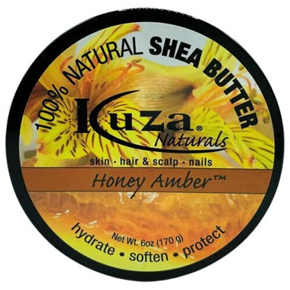 Kuza 100% Natural Shea Butter Honey - Amber 6 oz - Gtworld.de