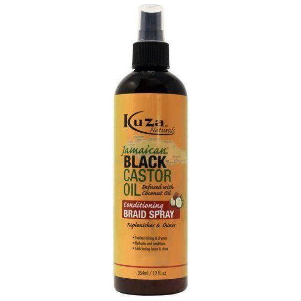 Kuza Jamaican Black Castor Oil Conditioning Braid Spray 12 Oz - Gtworld.de