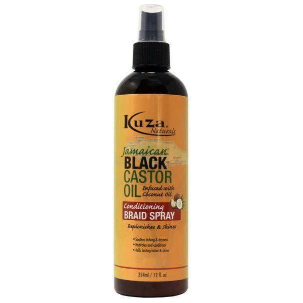 Kuza Jamaican Black Castor Oil Conditioning Braid Spray 12 Oz - Gtworld.de