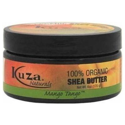 Kuza 100% Organic Shea Butter Mango Tango 6 oz