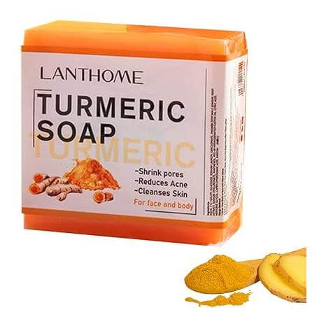 Turmeric Soap Bar For Face &amp; Body 3.53oz/100g