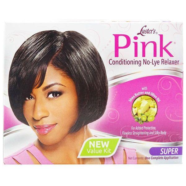 Pink Conditioning No Lye Relaxer Super with Shea Butter and Olive Oil