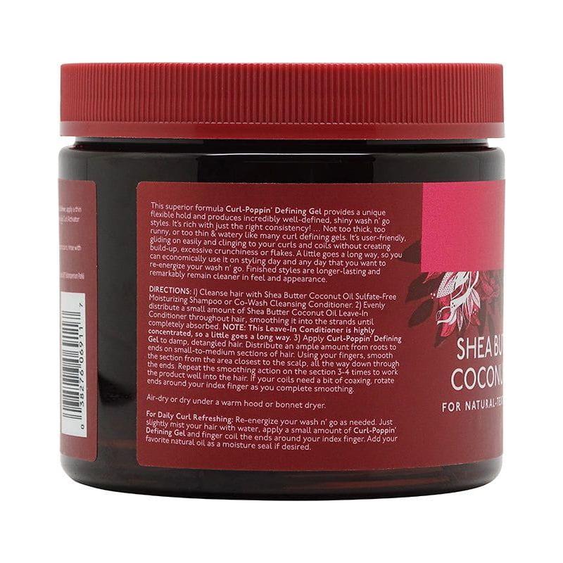 Pink Shea Butter Coconut Oil Curl - Poppin&