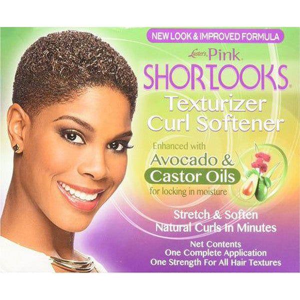 Pink ShortLooks Texturizer with Avocado and Castor Oil