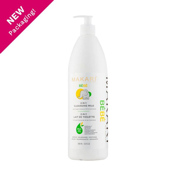 Makari Bebe 2-N-1 Cleansing Milk 1000ml