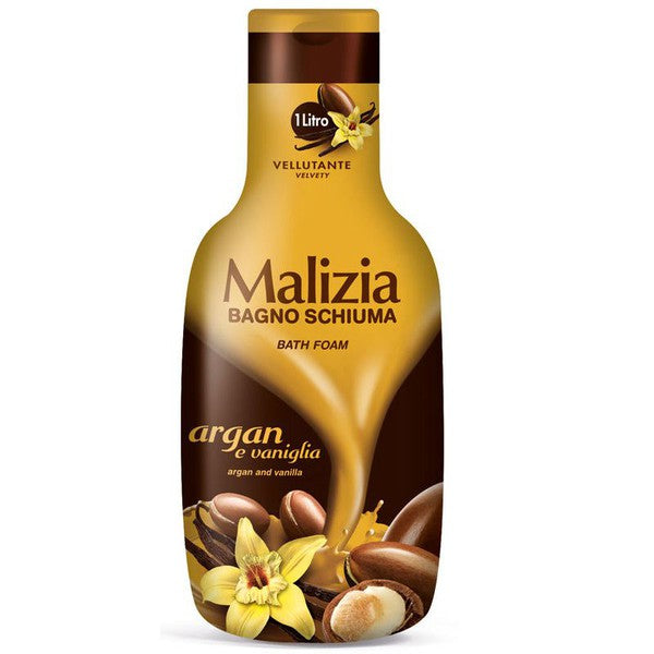 Malizia Bath Foam Argan and Vanilla 1L