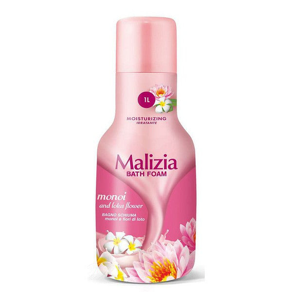 Malizia Bath Foam Monoi and Lotus Flower 1L