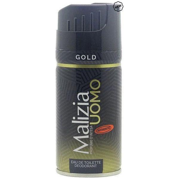 Malizia Uomo Eau de Toilette Deodorant Gold 150ml - Gtworld.de