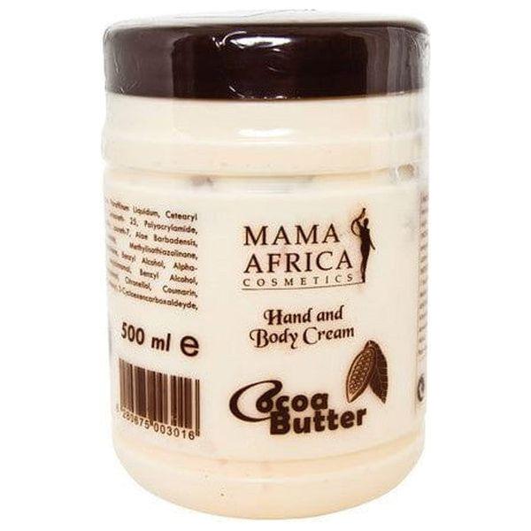 Mama Africa Cocoa Butter Hand and Body Cream 500ml