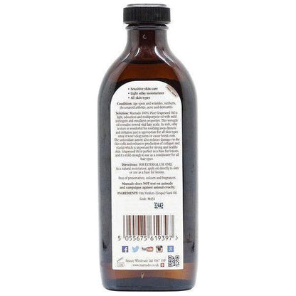 Mamado 100% Pure Grapeseed Oil 150ml - gtworld.de