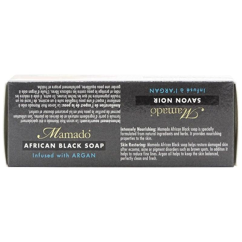 Mamado African Black Soap Infused with Argan 200g - gtworld.de