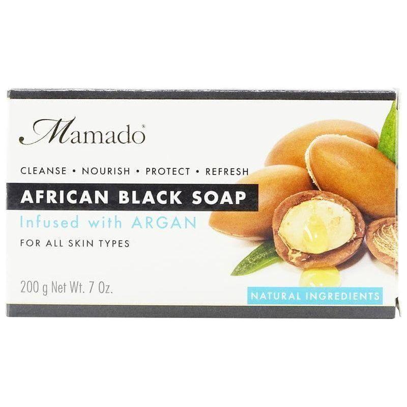 Mamado African Black Soap Infused with Argan 200g - gtworld.de
