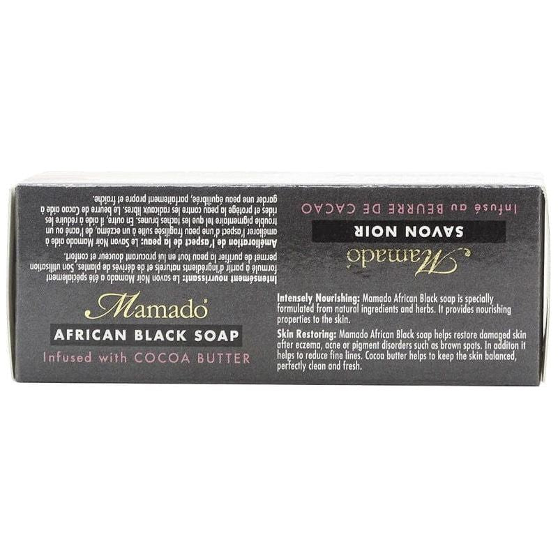 Mamado African Black Soap Infused with Cocoa Butter 200g - gtworld.de