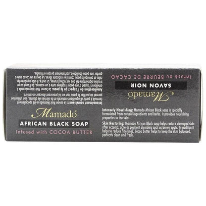 Mamado African Black Soap Infused with Cocoa Butter 200g - gtworld.de