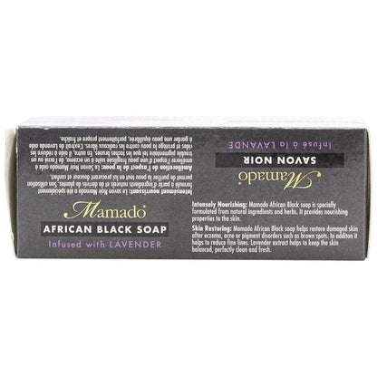 Mamado African Black Soap Infused with Lavender 200g - gtworld.de