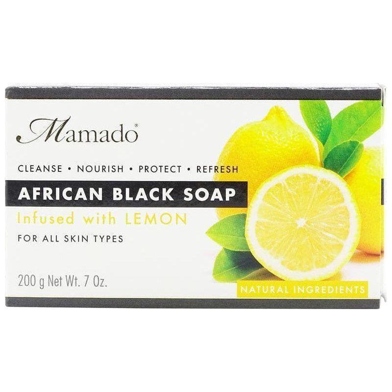 Mamado African Black Soap Infused with Lemon 200g - gtworld.de