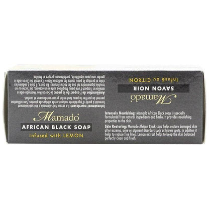Mamado African Black Soap Infused with Lemon 200g - gtworld.de
