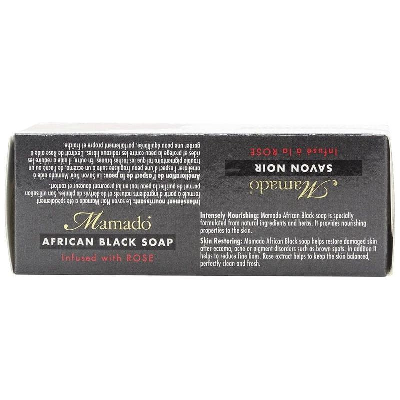 Mamado African Black Soap Infused with Rose 200g - gtworld.de