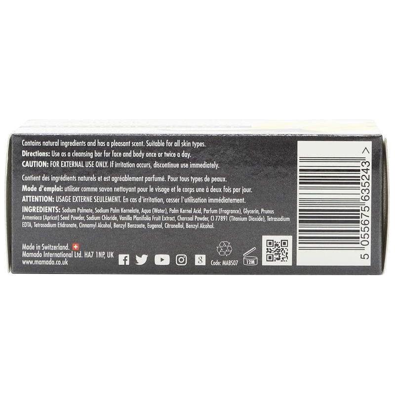 Mamado African Black Soap Infused with Vanilla 200g - gtworld.de
