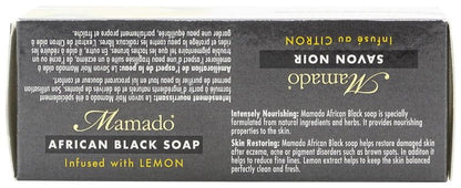 Mamado African Black Soap Infused with Lemon 200g