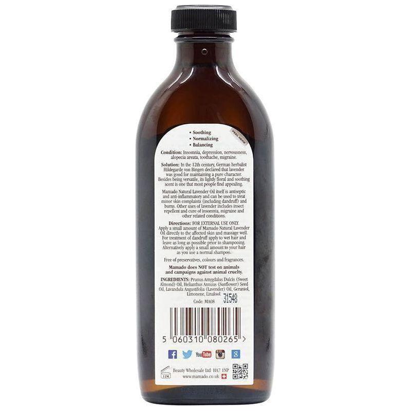 Mamado Natural Lavender Oil 150ml - gtworld.de