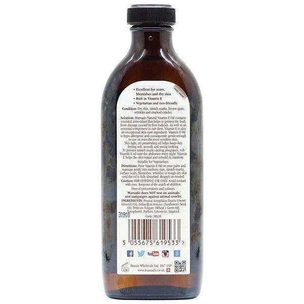 Mamado Natural Vitamin E Oil 150ml - gtworld.de