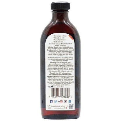 Mamado Original Jamaican Black Castor Oil Extra Dark 150 ml - gtworld.de