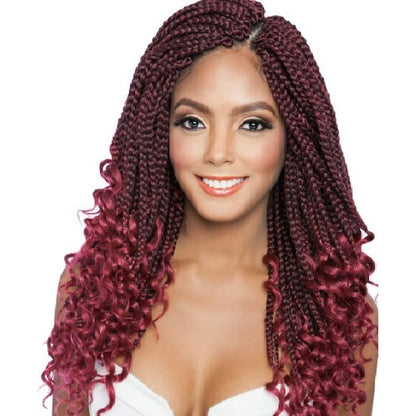 Mane Concept Afri - Naptural 3X Curly Ends Box Braids Kunsthaar 14" / 18" - gtworld.de