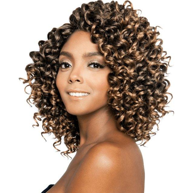 Mane Concept Afri - Naptural Caribbean 3X Oprah Curl Crochet Braid Kanekalon + Toyokalon Fiber 8&