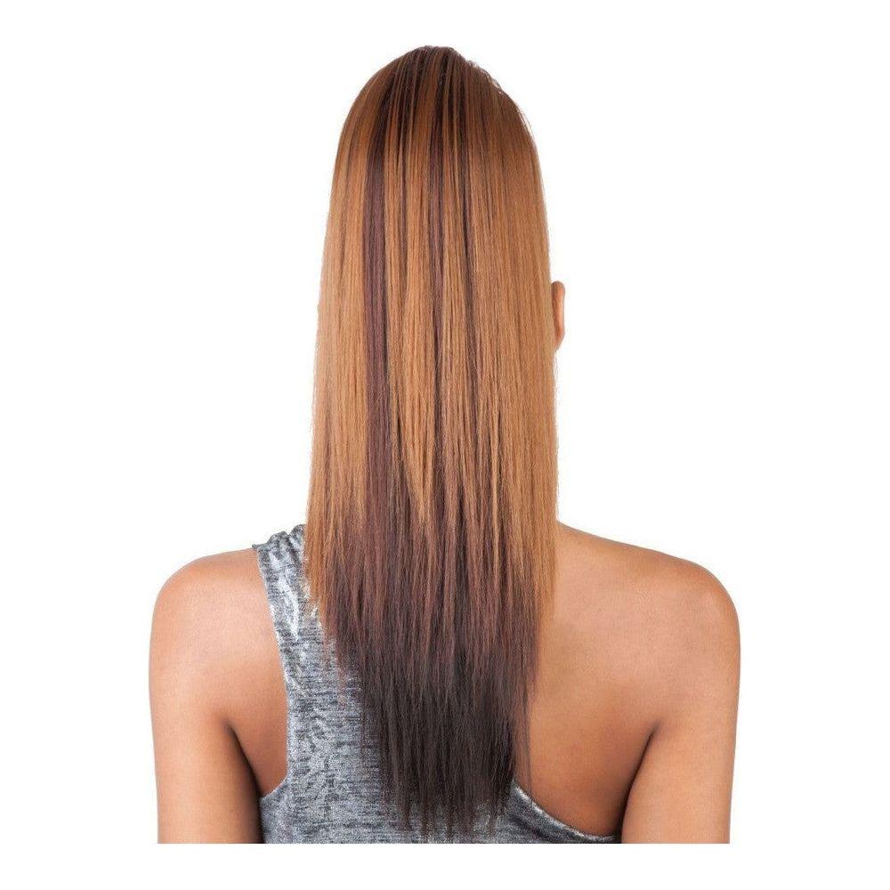 Mane Concept Ombre Yaky Ponytail 18&quot; - Synthetic Hair