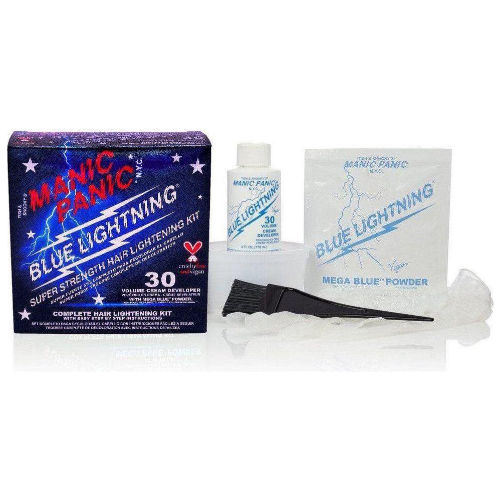 Manic Panic Blue Lightening Bleach Kit - 30 Volume With Mega Blue Powder - Gtworld.de