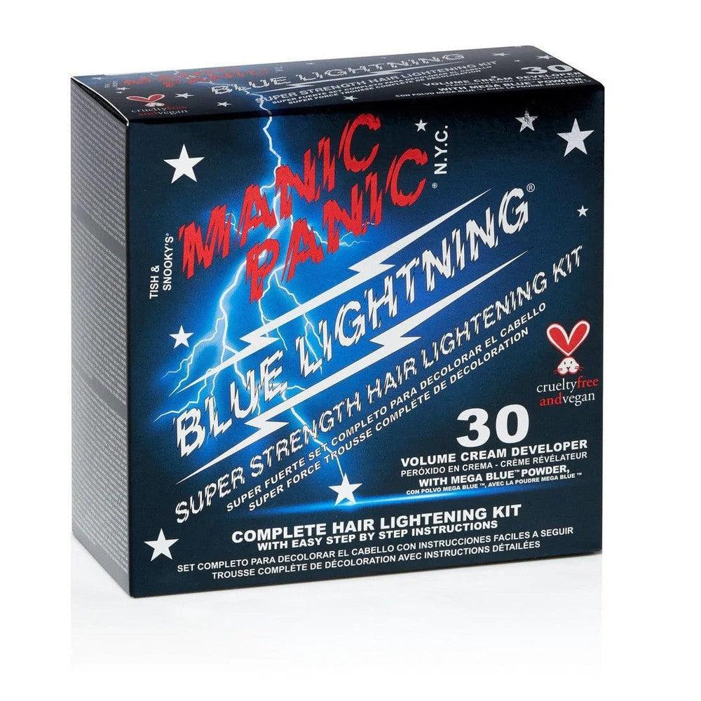 Manic Panic Blue Lightening Bleach Kit - 30 Volume With Mega Blue Powder