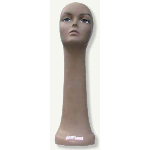 Mannequin S22/deco head, wig head/ brown