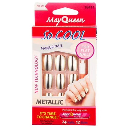 Unique Nail Metallic For Flat Nails