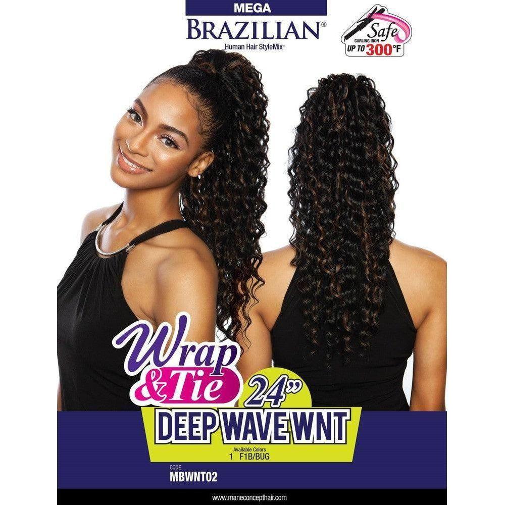 Mega Brazilian Wrap - N Deep Wave Wint 24&quot; - Blended Human Hair - Gtworld.de