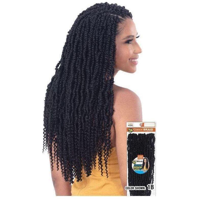 ModelModel 3X Springy Passion Twist 18&quot; - Synthetisches Haar - Gtworld.de