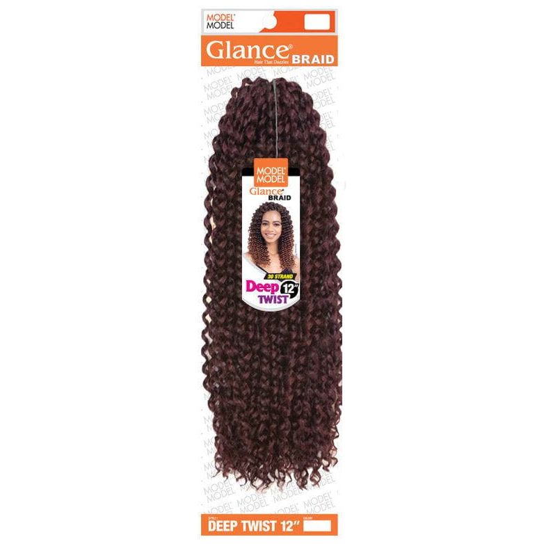 Model Model Glance Braid Deep Twist 12&quot; - Synthetic Hair